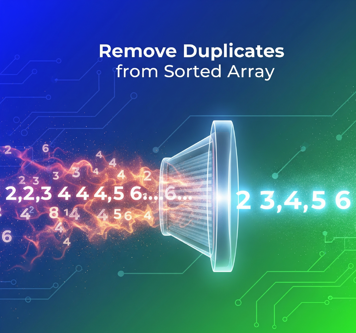 Remove Duplicates from Sorted Array — The Two-Pointer Solution